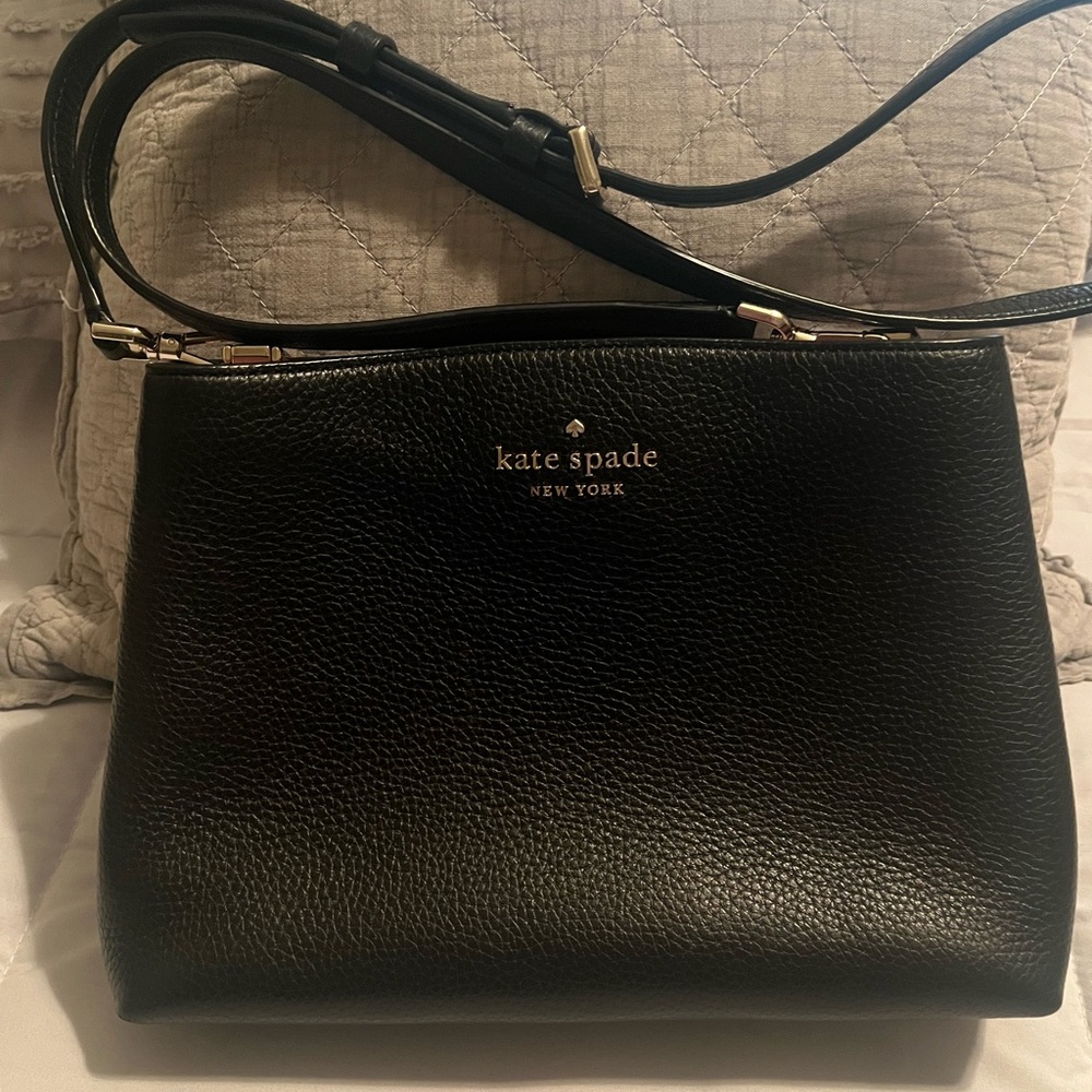 Kate Spade Black Leather Crossbody Bag